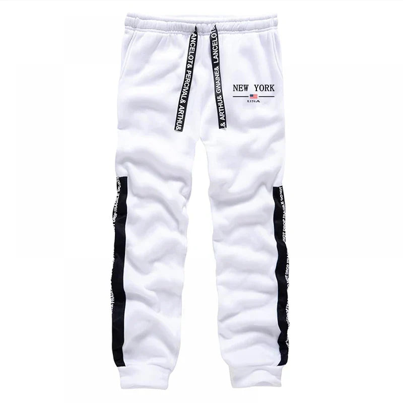 Quality Mens Tracksuit Casual Print Sweatshirts Sports Jogging Mens Clothing Autumn Winter Sportswear Single Piece Hoodie Pants
