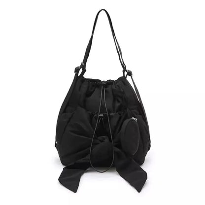 2025 New Korean-Style Niche Fashion Casual Small Bag for Women - Minimalist Nylon Crossbody Bag & Versatile Tote Bag