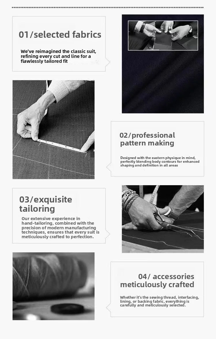 Suits Men's Fashionable Formal Tailored Solid-color Dance Singer Trend Host Casual Wedding Banquet Dress Star Performance Suit
