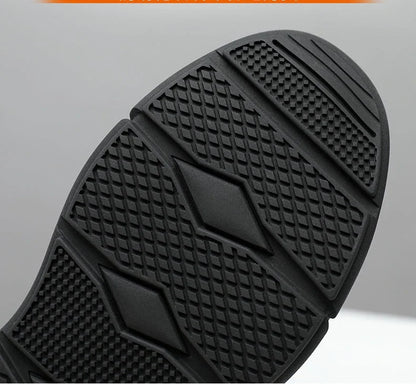 Fashion Safety Shoes Men's Work Steel Toe Caps Male Indestructible Protective Shoes Puncture-Proof Security Footwear Work Boots