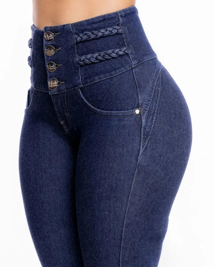 Sexy Skinny Jeans Women High Waist Peach Hip Elastic Denim Pants Women's Tight Feet Pencil Pants Beautiful Design 2023 Trousers