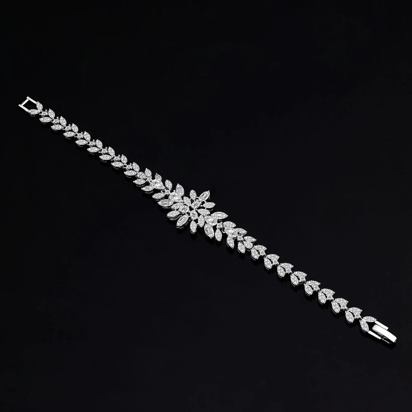 2024 Hot Sale 4 Pieces Super Luxury Cubic Zirconia Bridal Jewelry Set Nigeria Dubai Jewelry Set Bridal Accessories
