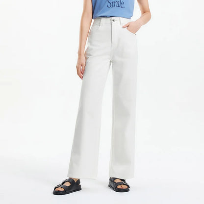 Semir Jeans Women Cool Feeling Wide Leg 2025 New Summer Leg-Lengthening Floor-Length Pants Trendy for Fashionable Style