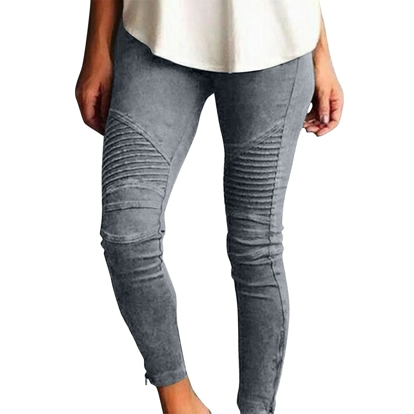 Women's Pants Casual Slim Pencil Pants High Waisted Jeans