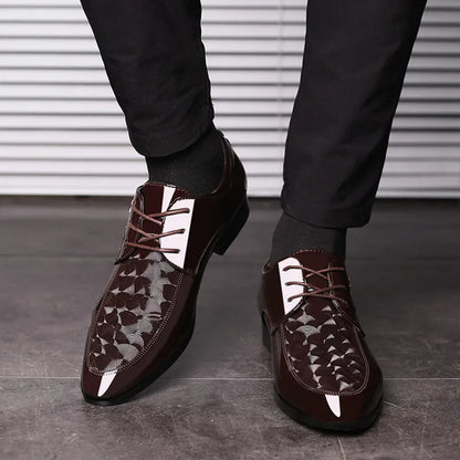 Designer Leather Shoes for Men Business Dress Shoes Versatile Wedding Shoes Men Shoe Classic Loafers Men Zapatos Para Hombres
