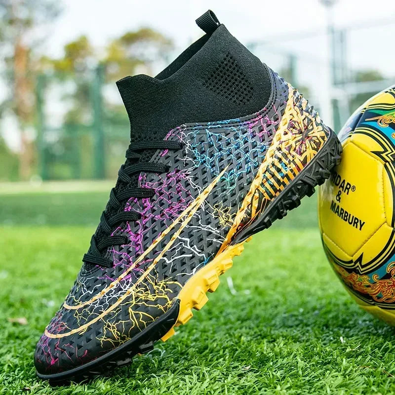 Refreshing Breathable Feet Children's Non-slip Fashion Casual Sports Shoe Youth Soccer Shoes Indoor Outdoor Grass Training Shoes