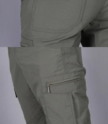Asian size Mens Summer Tactical Cargo Pants Army Military Style Streetwear Jogger Hiking Trekking Mountain Work Casual Trousers