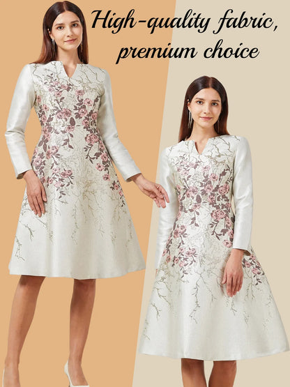 Fall/Winter New Style Retro Elegant Jacquard Dress - party dresses for women halloween dresses for women