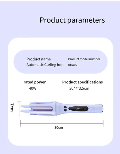 Fast Heating 28MM Auto Rotating Ceramic Hair Roller Professional Curling Iron Curling Wand Hair Waver