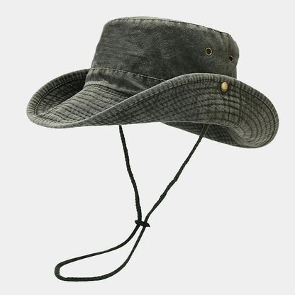 Four Seasons Cotton Solid Bucket Hat Fisherman Hat Outdoor Travel Sun Cap
