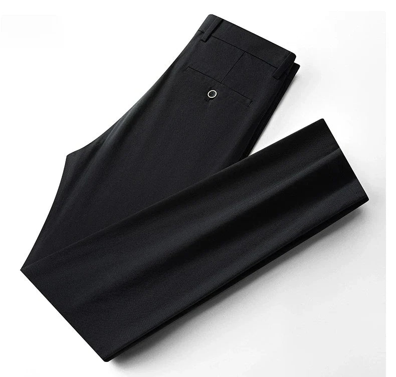 Men's Casual Pants: Breathable & Lightweight for Summer Comfort Business Casual Men's Work Trousers
