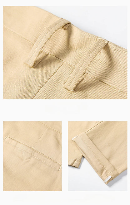 98% Cotton Men's Chinos & Casual Pants, Khaki Pants, Loose Straight , Streetwear Men ,Twill Pants,  Tall Men STRAIGHT Trousers