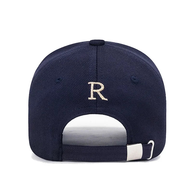 Gold Thread 3D Embroidery Adjustable Elastic Pineapple Cloth Baseball Cap Trucker Hats