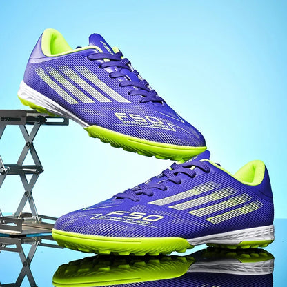 New Men Football Boots Professional Comfortable Sports Shoes Soccer Shoes Boys Sneakers Match Ankle Non-Slip TF/FG Unisex