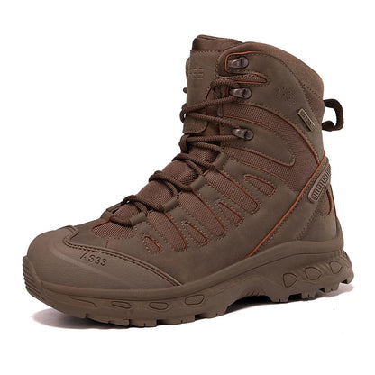 Men Tactical Boots Lace Up Brand Ankle Hiking Shoes Desert Work Boot Waterproof Size Plus Unisex Climbing Shoes