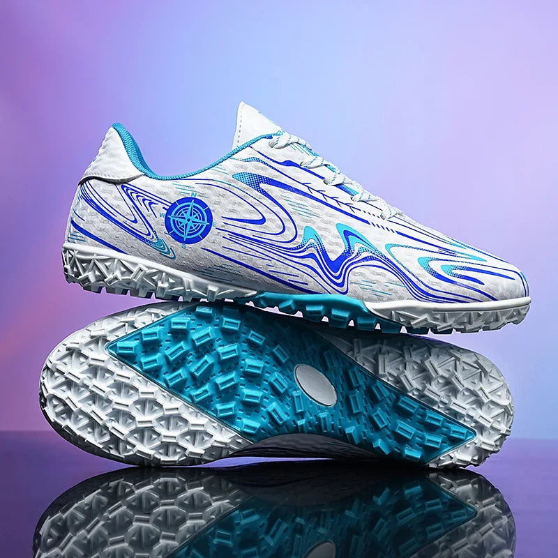 Men's football shoes with stud pattern for men, women, children, boys, teenagers, sports sneakers, outdoor training shoes