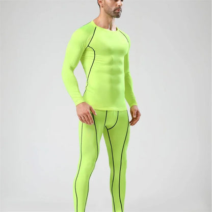 Men Compression Tight Leggings Running Sports Male Gym Fitness Jogging Pants Quick Dry Trousers Workout Training Yoga Bottoms