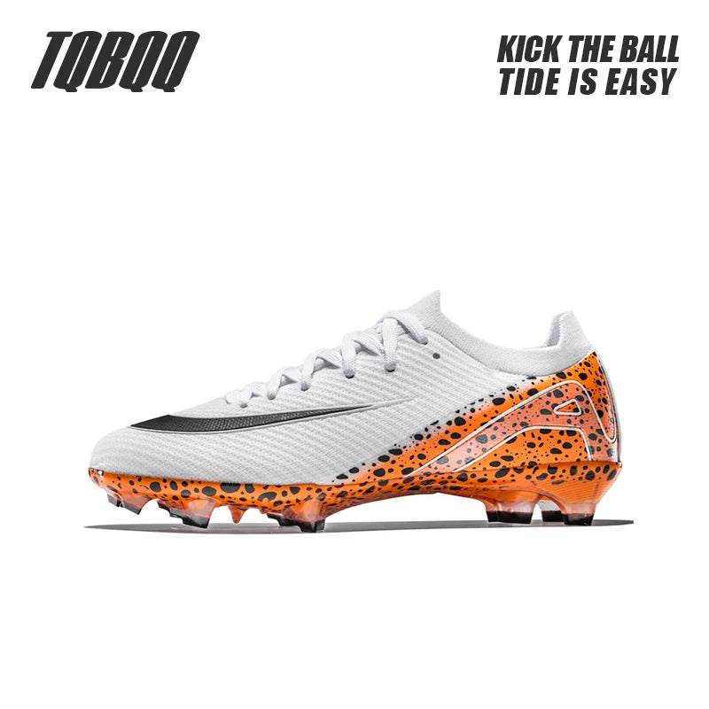 Soccer Cleats for Men Women AG/TF Breathable Cushioned Insole Anti-Slip Outdoor Sports Artificial Grass Football Boots