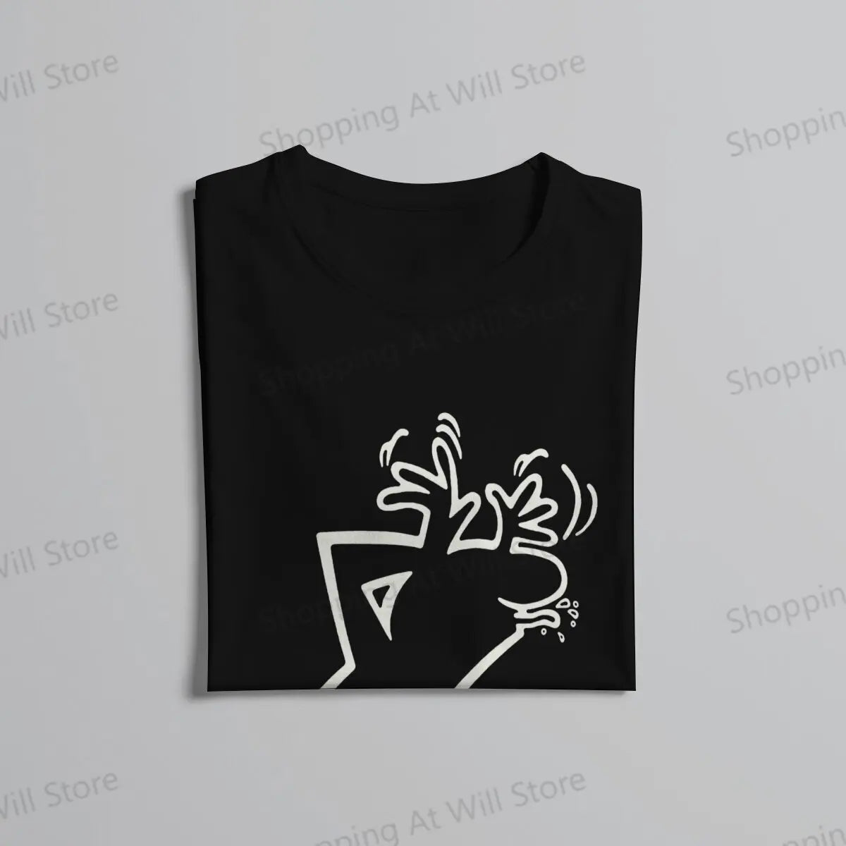 men's and women's casual T-shirts La Linea The Line Osvaldo Cavandoli TV Round neck short sleeved T-shirt Street Clothing S-6XL
