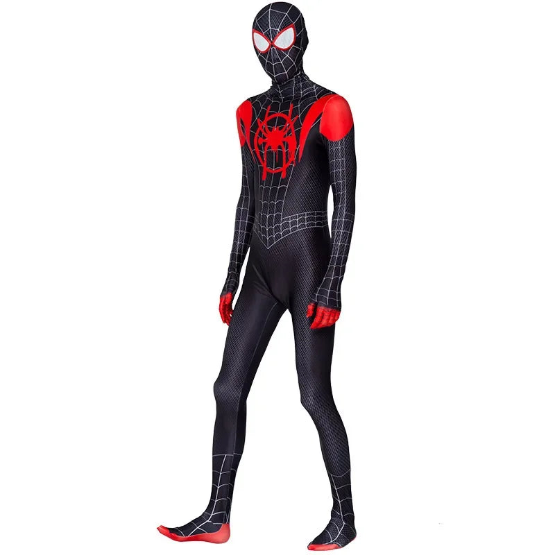 Superhero Spiderman Cosplay Costume Iron Man Black Panther Zentai Jumpsuit Bodysuit Halloween Party Costumes Good Quality