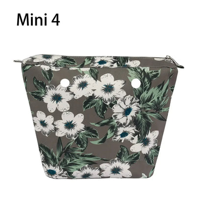 Composite Twill Cloth Waterproof Inner Lining Insert Zipper Pocket for Classic Mini Obag Senior Inner Pocket for O Bag