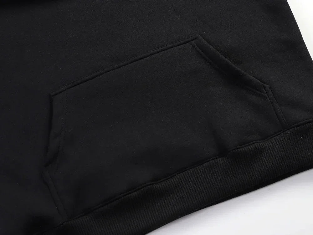 Men'S Tokyo Racing Graphic Hoodie Stylish Black Pullover with Orange Sports Car Design Loose Fit Long Sleeve Casual Streetwear