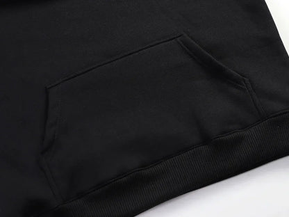 Men'S Tokyo Racing Graphic Hoodie Stylish Black Pullover with Orange Sports Car Design Loose Fit Long Sleeve Casual Streetwear