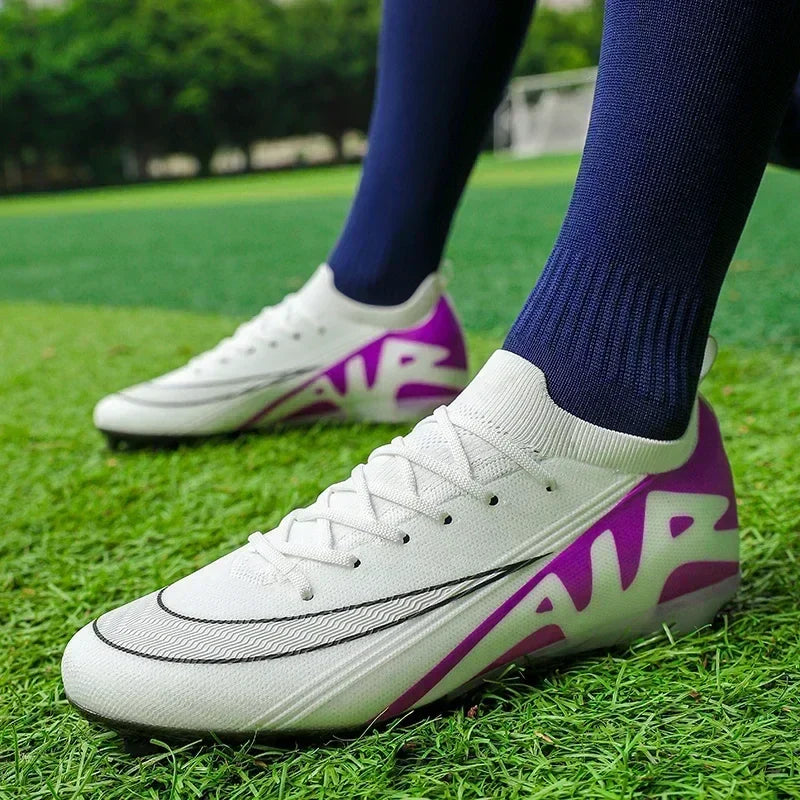 Men Soccer Shoes Unisex Football Boots Non-Slip Grass Outdoor Sports Shoes Breathable Training Sport Ultralight Drop Shipping