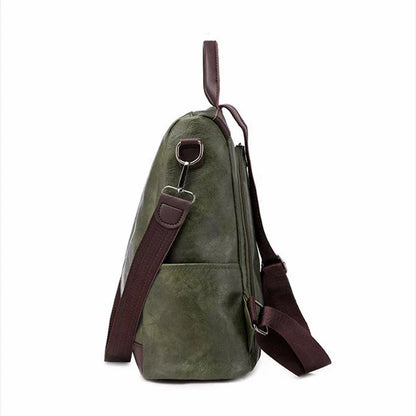 Female Backpack Multifunction PU Leather School Bag Women Shoulder Bag Travel Back Pack Mochila Feminina