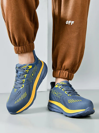 New Men Safety Shoes Work Shoes Anti-impact Steel Toe Sneakers Steel Wear-resistant Protective Breathable Sneakers Construction