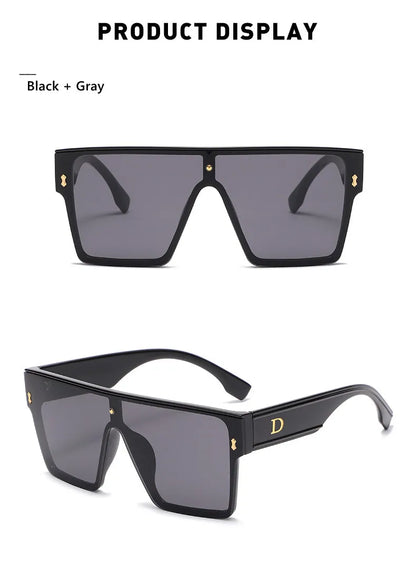 New Fashion Square Sunglasses For Women Men Oversized Frame Luxury Brand Disigner 2021 Sun Glasses UV400 Wholesale