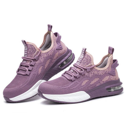 Women Safety Shoes For Work Safety Boots Breathable Steel Toe  Puncture Proof Sport Work Sneakers Construction Tactical Boots