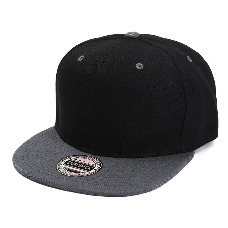 Spring and Summer Baseball Cap Flat Brim Camouflage Fashion Hip Snapback Hat Plain Gorras Bone Blank Caps