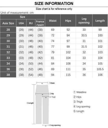 Classic Slim Fit Mens Casual Pants Breathable Straight Stretch Korean Business Trousers Spring Autumn New Fashion Male Clothing
