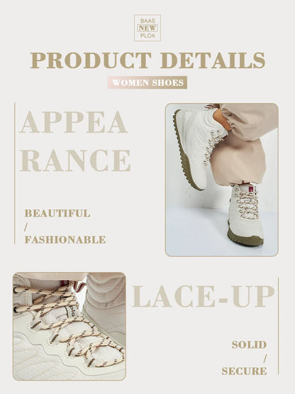 Winter Women Sneakers Plush Warm Snow Boots Non-Slip Waterproof Shoes Women Outdoor Boots Walking Shoes