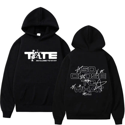 Men Women Clothing Long Sleeve Hooded Sweatshirts Tate McRae So Close To What Album Hoodies Fleece Vintage Oversized Pullovers