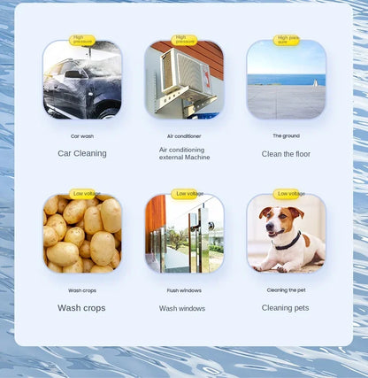Cordless High Pressure Car Washer Spray Water Gun  Battery Foam Generator Car Washing Machine for Home