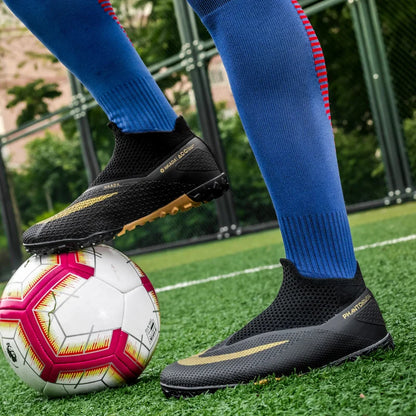 New Men Football Boots High-quality Soccer Shoes Soccer Cleats Professional Turf Training Shoes Ultralight Futsal Match Non-Slip