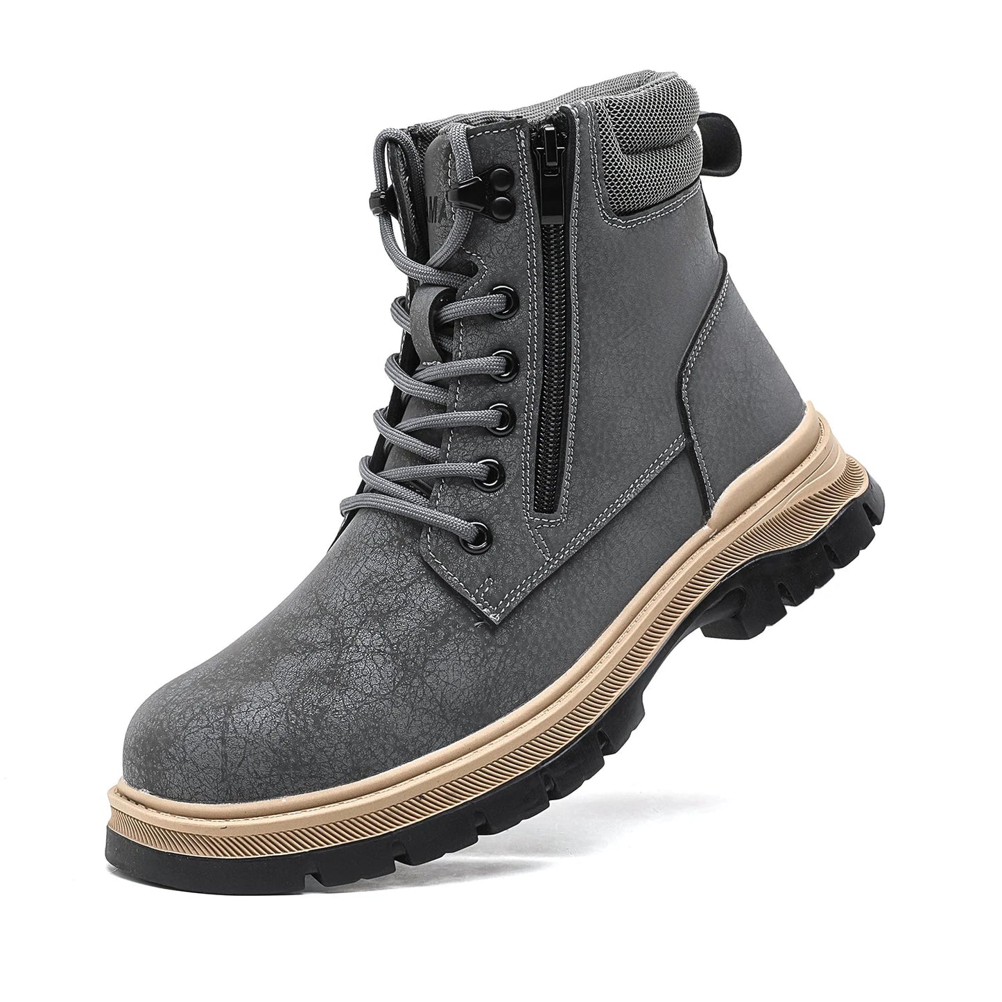 New Non Slip Work Shoes Men Work Boots Indestructible Safety Shoes Steel Toe Shoes Puncture-Proof Sneakers Male Footwear Shoes
