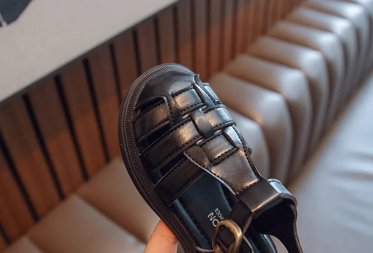 2025  New Summer Princess Sandals For Women's Kids Soft Sole Roma Single Shoes Children's Fashionable Outdoor Footwear