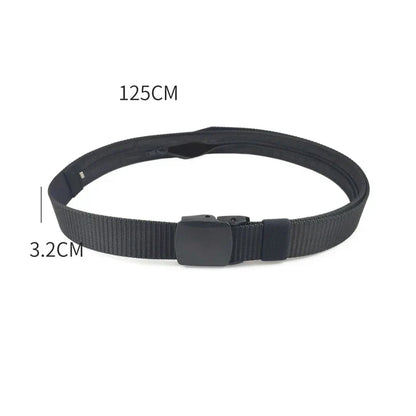 Travel Cash Anti Theft Belt Waist Bag Women Portable Hidden Money Strap Belt Wallet Waist Pack Men Secret Hiding Belt 125cm
