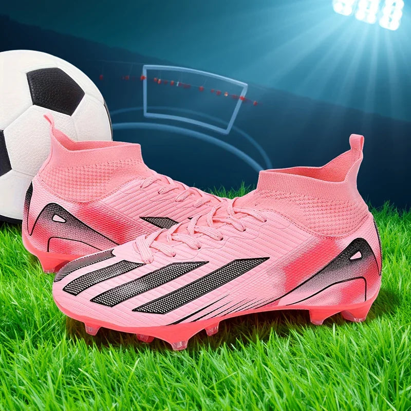 New Men Football Boots Cleats Boys Ultralight Sport Soccer Shoes Adult Professional Non-Slip Comfortable Training Match Grass