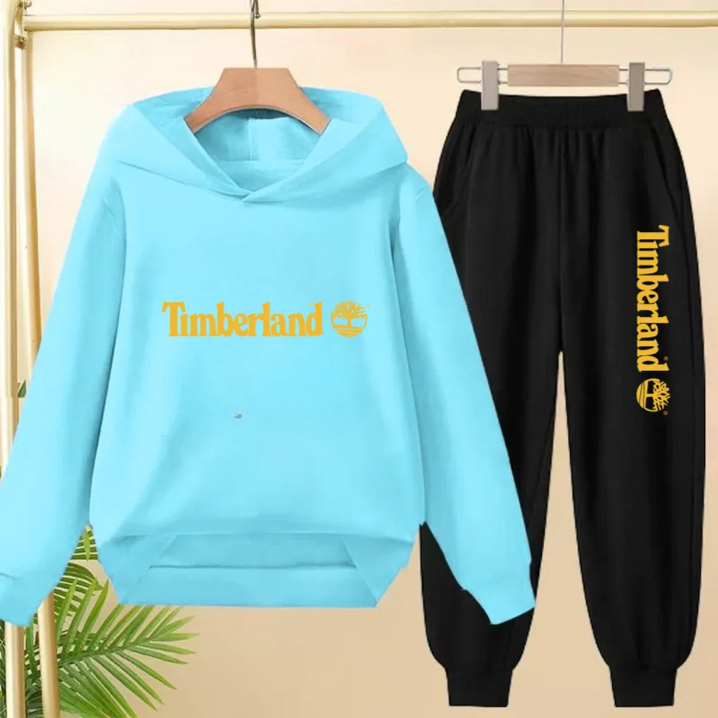 Children Clothing Autumn Winter Hoodie Coat Sweatshirt Top+Trousers Boys Girls Toddler 3-12Yrs Casual Kids Charming Pullover Set
