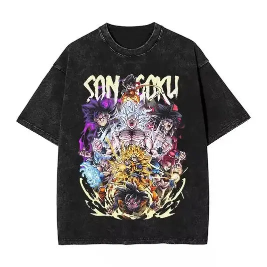 T-shirt Man Women Vintage Washed Short Sleeve Tee Streetwear Loose Casual Top Summer Y2k 2026
