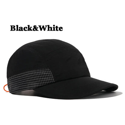 Fashion Adjustable Hat 5 Panel Cap Quick Dry Cap Snapback Hats Unisex Baseball Caps Sun Hats