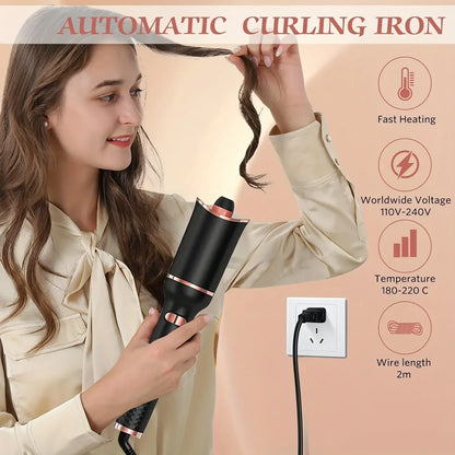 Professional curling irons Ceramic auto-rotating air curling irons Air spinning rod styler Curling irons Styling tools