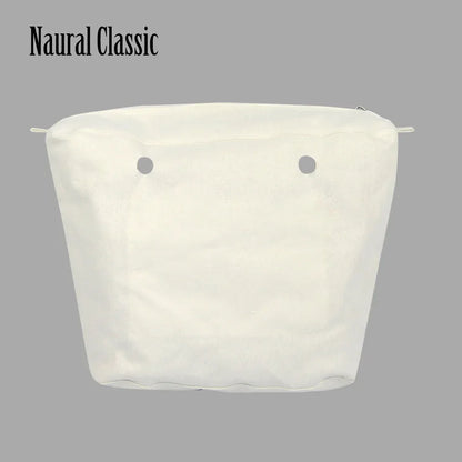 New Waterproof Inner Bag Organizer Insert Zipper Pocket for Classic Mini Obag Canvas Material for O Bag
