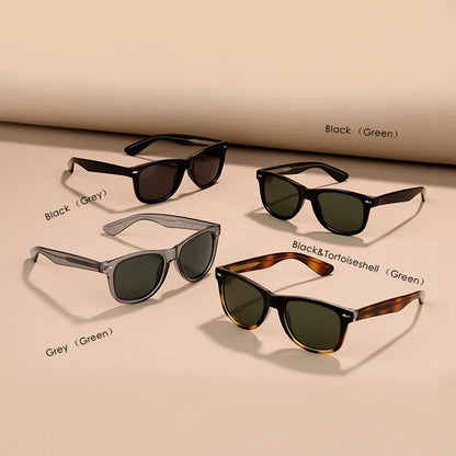 Fashion Vintage Square Sunglasses Men Women High-Quality Luxury Brand Designer Sun Glasses Driving Fishing UV400 Eyewear