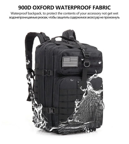 30/45L Man Tactical Backpacks HkingTraveling Bags Survival Outdoor 3P Assault Pack EDC Molle Pack For Trekking Hunting Bag