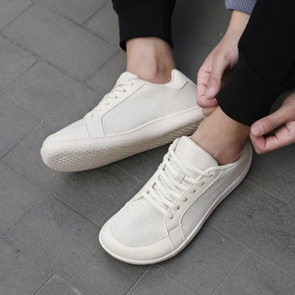 Wide Toe Casual Shoes for Men and Women Barefoot Soft Sole Flats Non Slip Walking Footwear Plus Size Comfortable